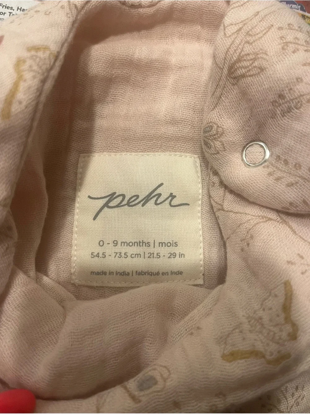 Pehr Sleep Sack in Sevret Garden Print